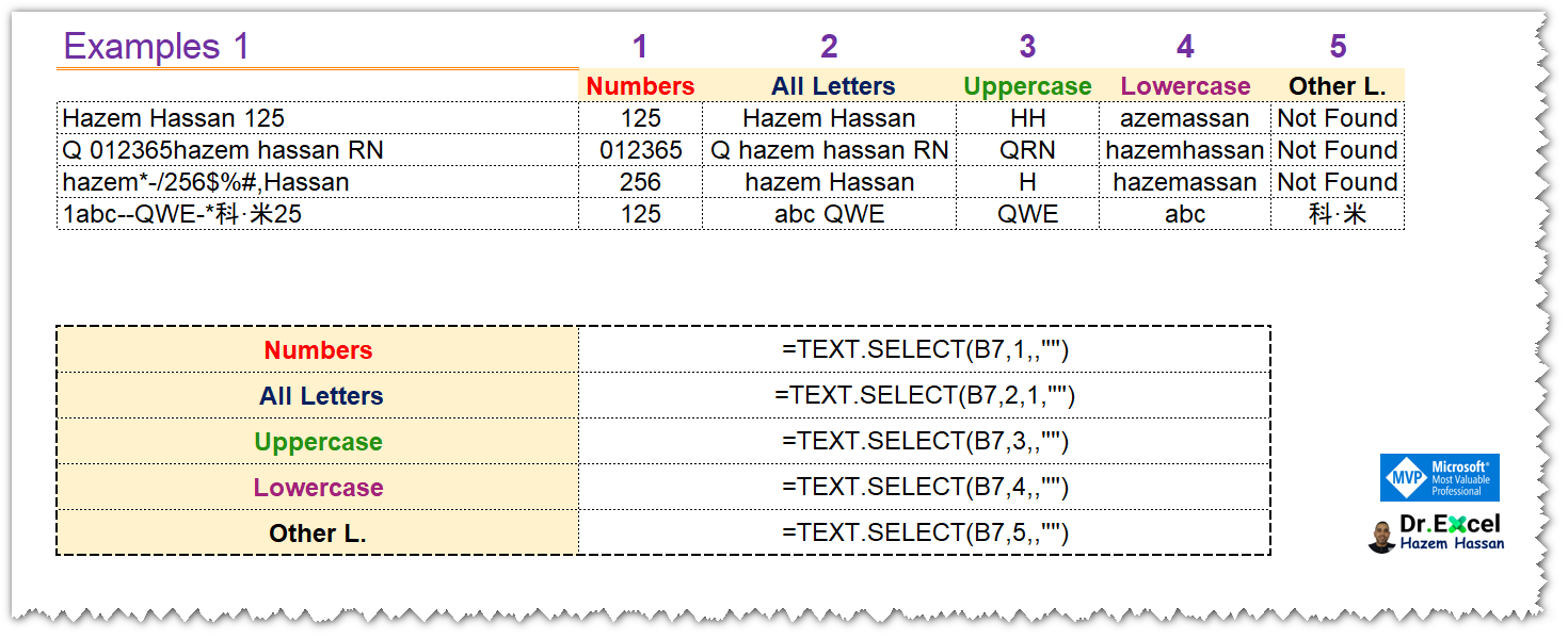 TEXT.SELECT -My Custom Excel Function | Microsoft Community Hub