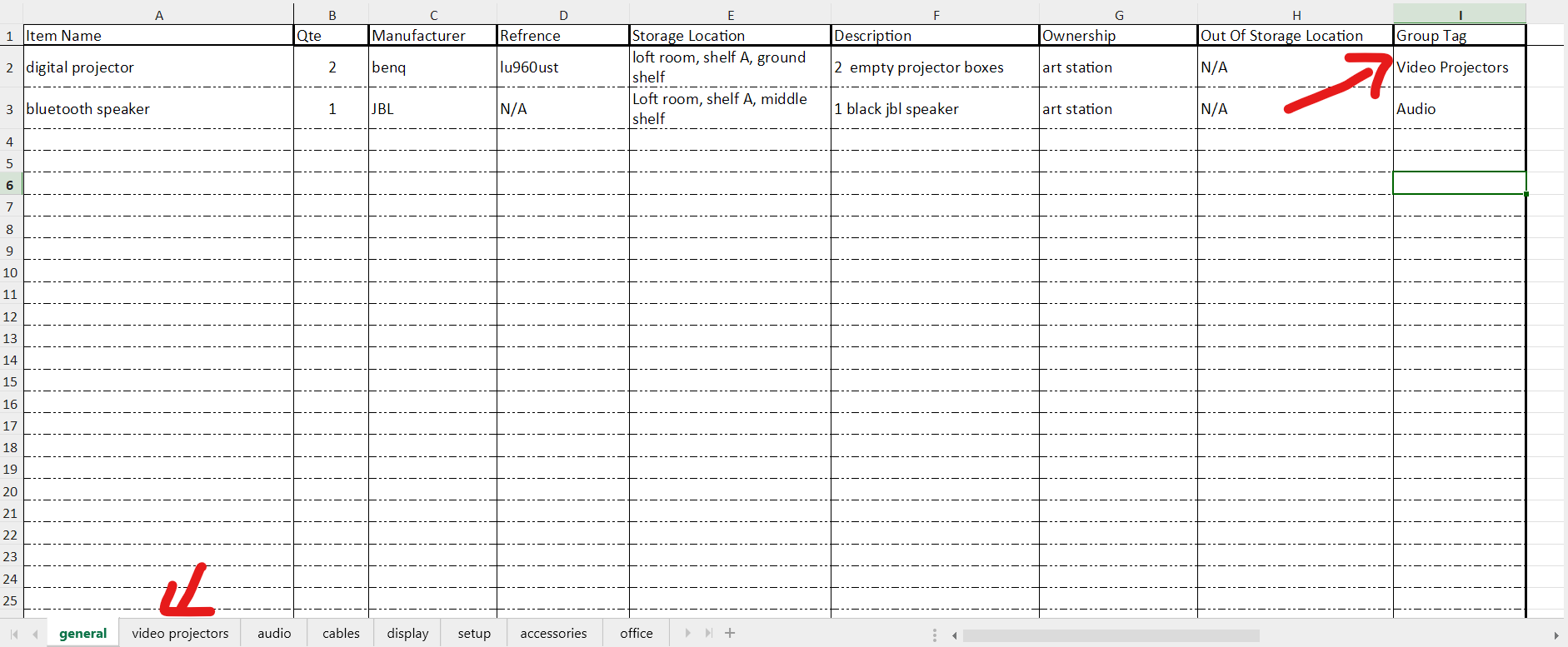 auto-copying and auto-update rows into other sheets if a tag is present ...