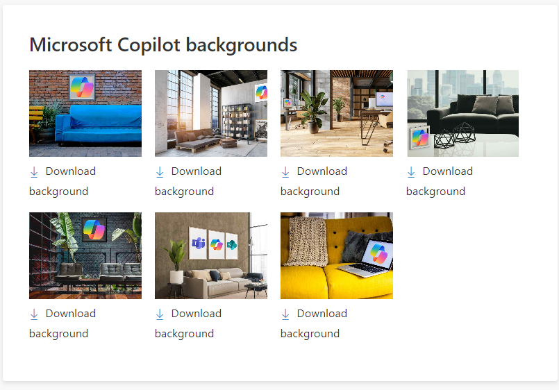 Copilot Backgrounds for Microsoft Teams Microsoft Community Hub