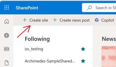 Create Site