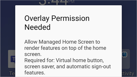 Managed Home Screens on Samsung Android dedicated devices with and without user sign in