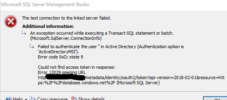 How to create linked servers from SQL managed instance using Entra ...