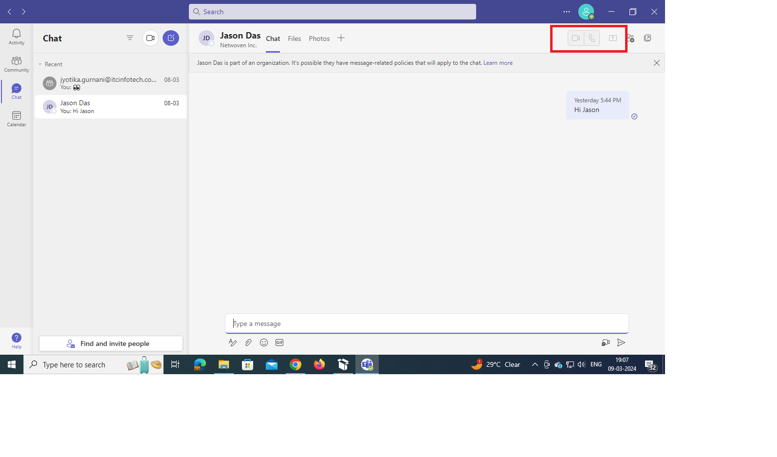 How to enable Call, Video call and Screen Sharing | Microsoft Community Hub