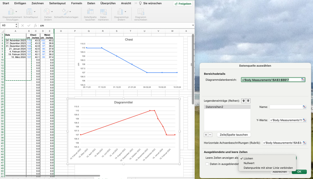 All options available