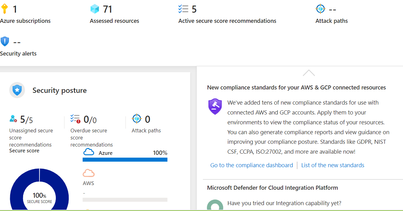 Where is Secure Store and links in Defender overview are confusing ...