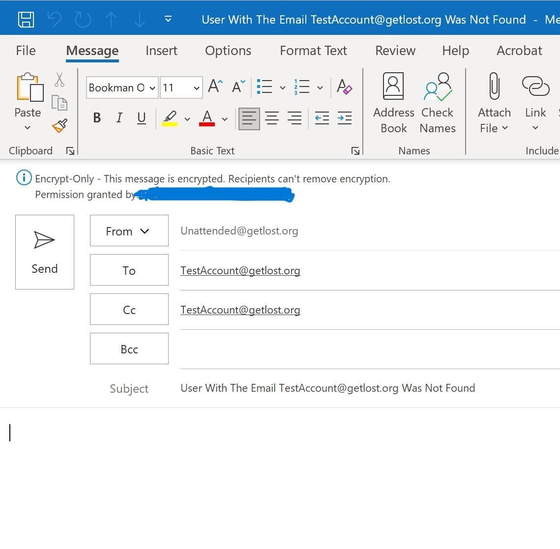 Trying to Send IRM Encrypted Email But Body Of Email Is Blank ...