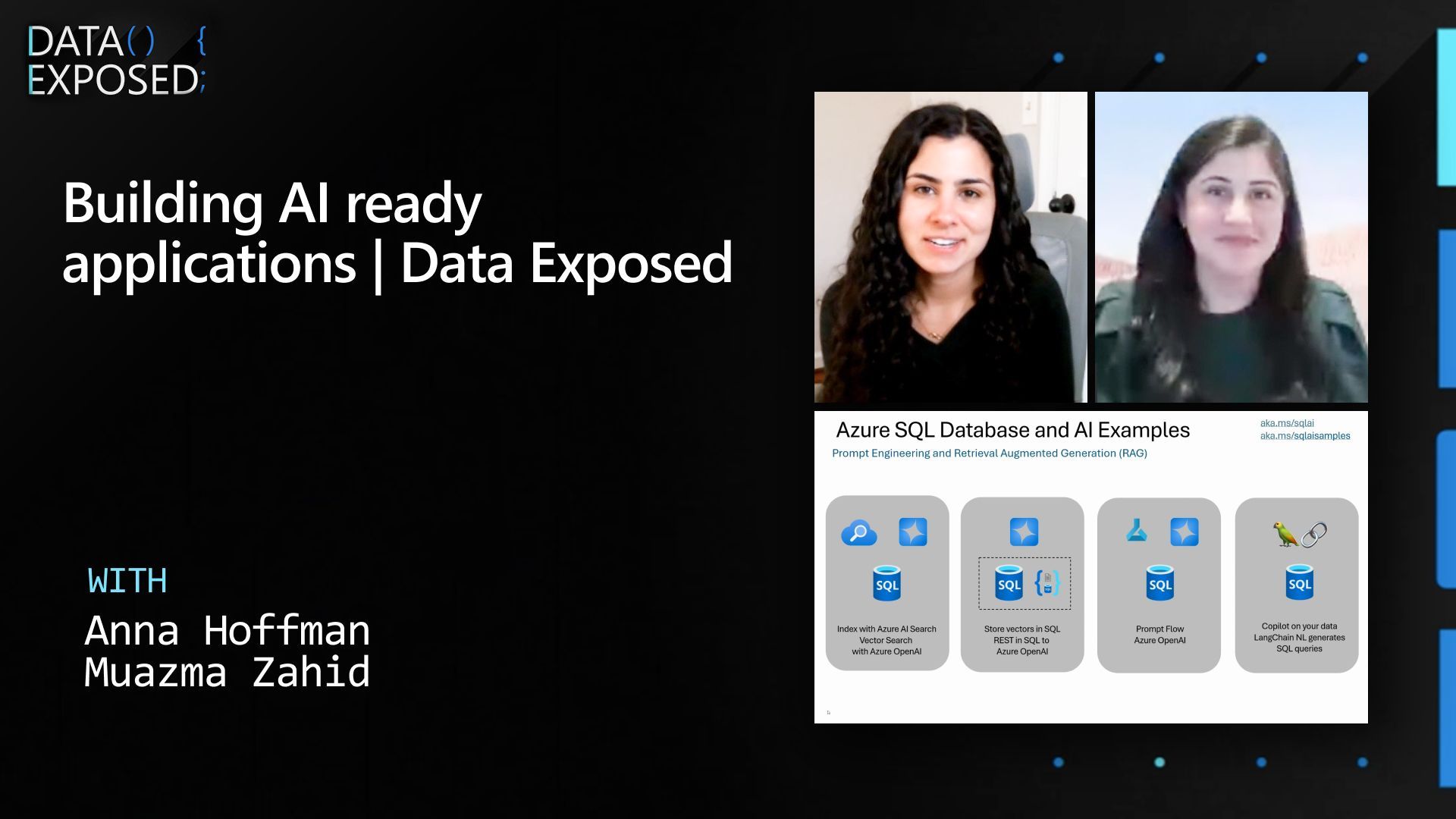 Building AI ready applications Data Exposed Microsoft Community Hub