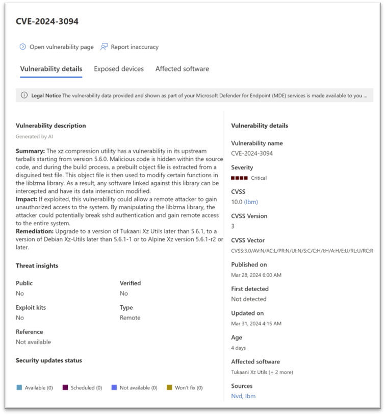 Microsoft FAQ and guidance for XZ Utils backdoor | Microsoft