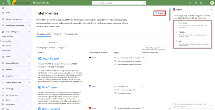 Microsoft Copilot For Security Defender Threat Intelligence And Threat