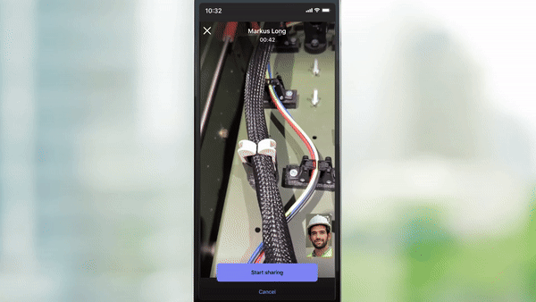 New Spatial Annotations in Teams Mobile.gif