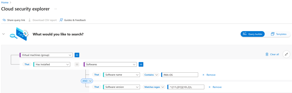 Cloud security explorer in Defender for Cloud