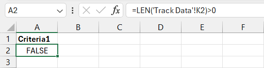Formula Criteria Example