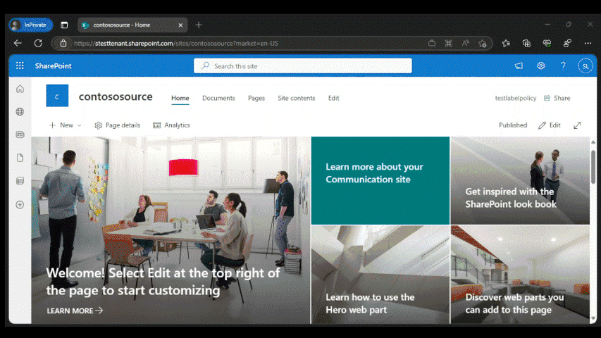 SharePoint cross-tenant sites content migration.gif