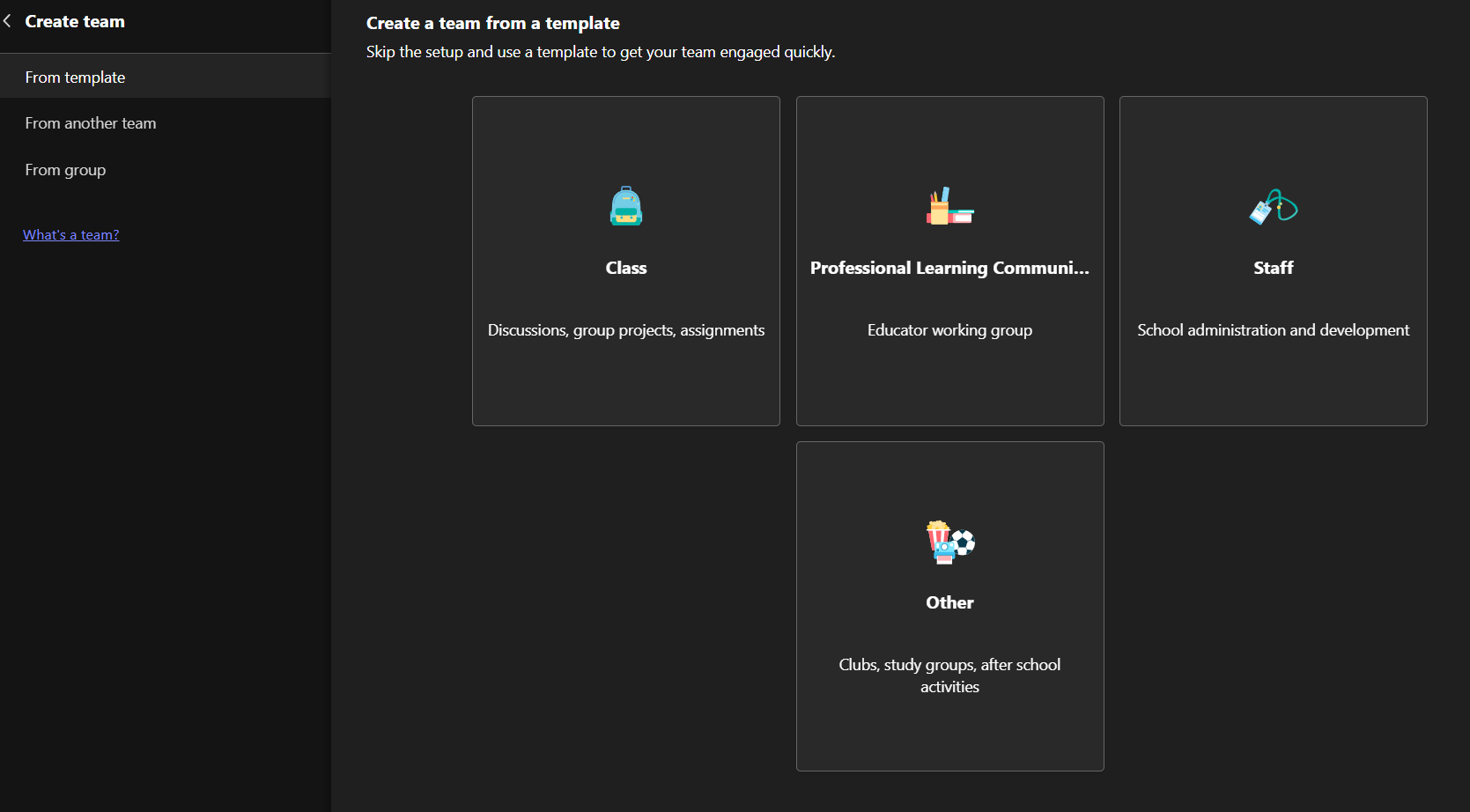 Hide Class template in Microsoft Teams | Microsoft Community Hub