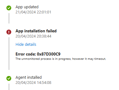 Win 32 App Failure | Microsoft Community Hub