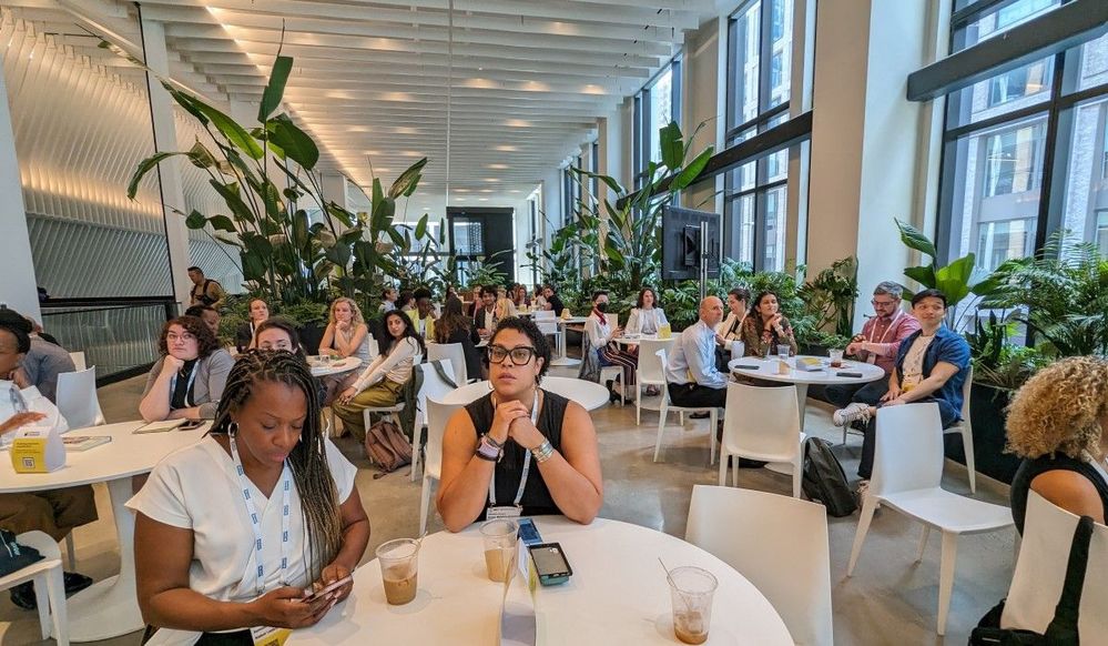 A room full of attendees at Impact Summit 2024 in New York.
