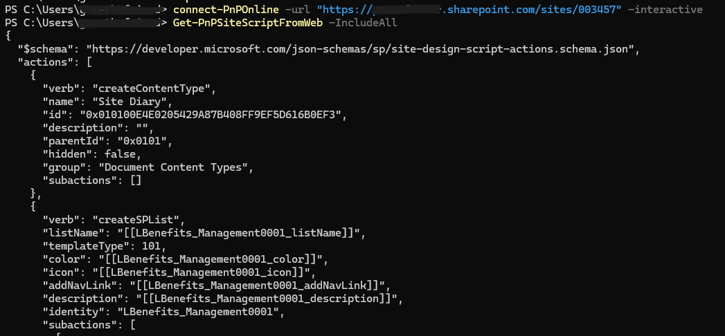 Site Templates using power shell | Microsoft Community Hub