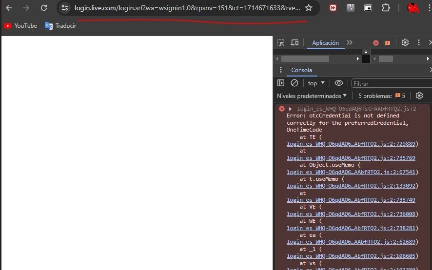 Where to report a Bug on Outlook web? // Problem with one time code ...