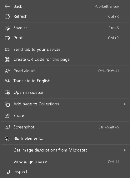 Just switched to Edge after years, right click menu is so bloated and ...