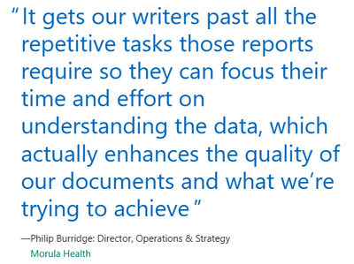 A quote from Philip Burridge, 