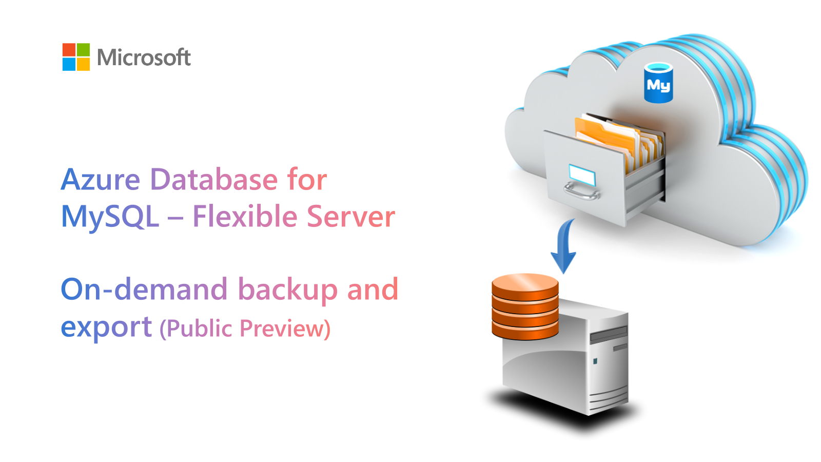 Export backups on-demand in Azure Database for MySQL - Flexible Server ...