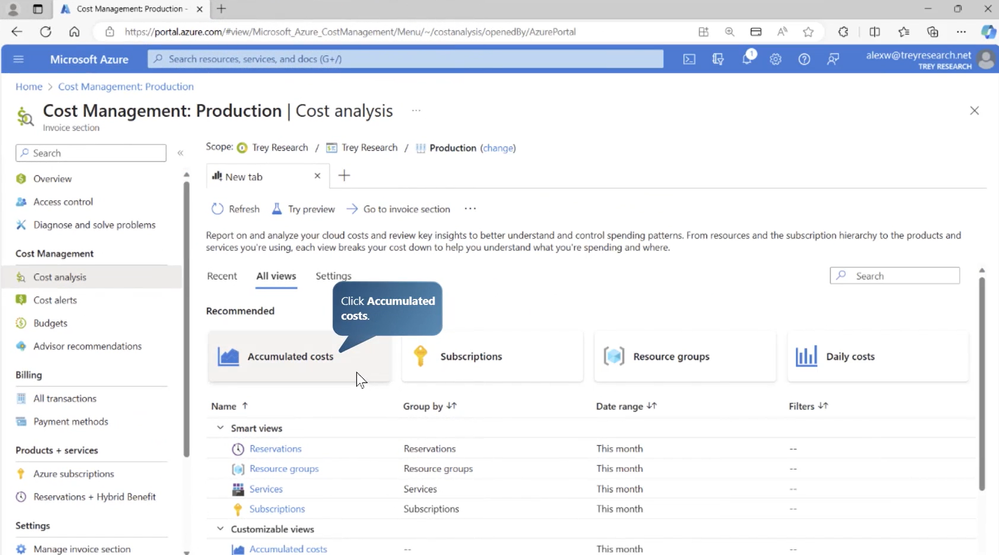 Demonstration of Microsoft's FinOps Interactive Guides