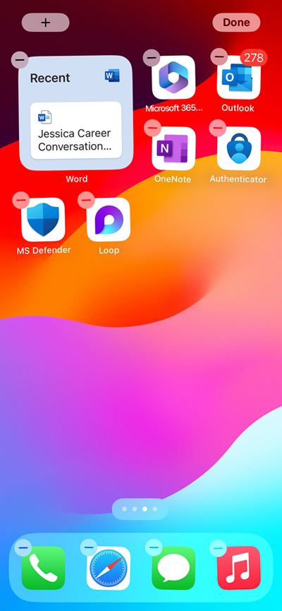 Recent Files widgets