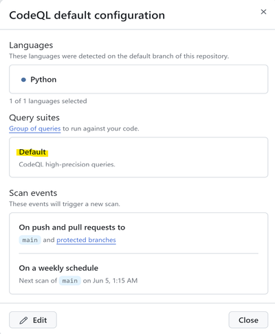GitHub Code scanning setup 02.png