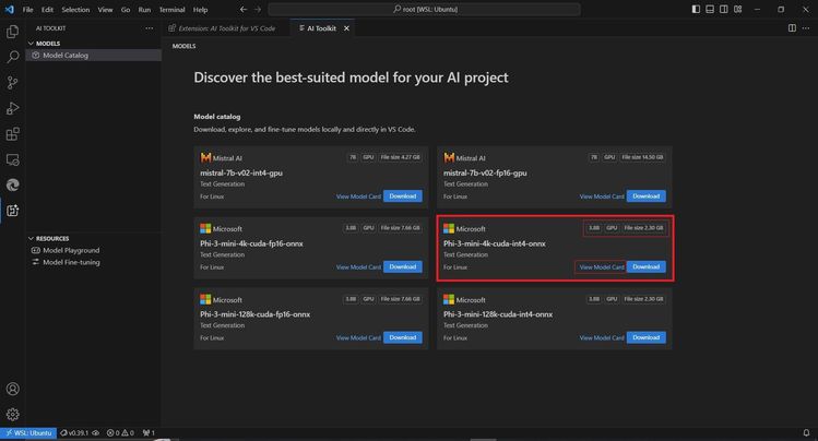 Visual Studio Code AI Toolkit: How to Run LLMs locally