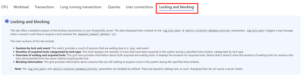 Locking and blocking