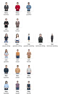 Text to speech avatars