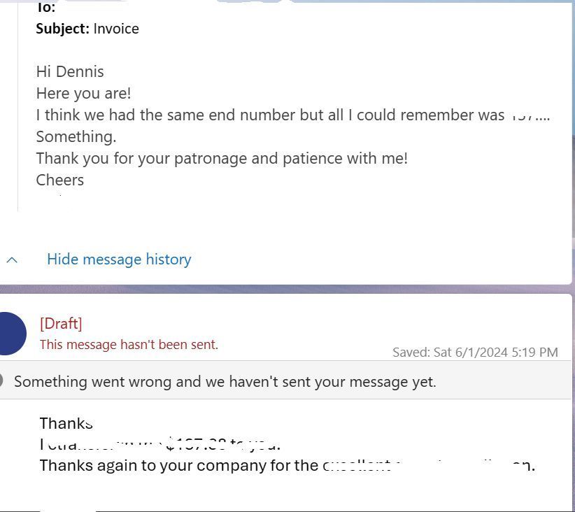 Deleted email won't go away!