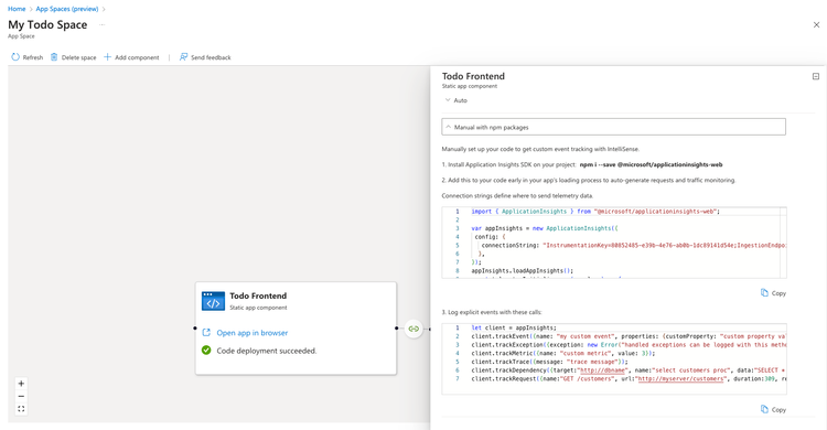 SWA Enable Custom logs.png