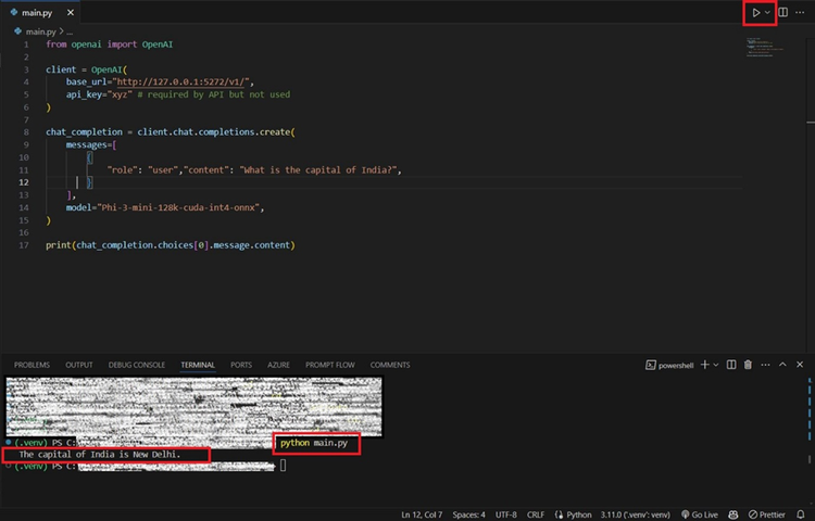 Visual Studio AI Toolkit : Building GenAI Applications