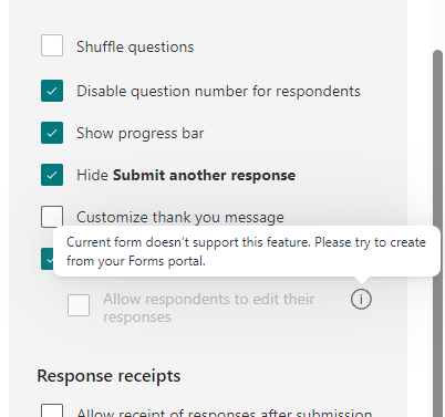 Microsoft forms option not available | Microsoft Community Hub