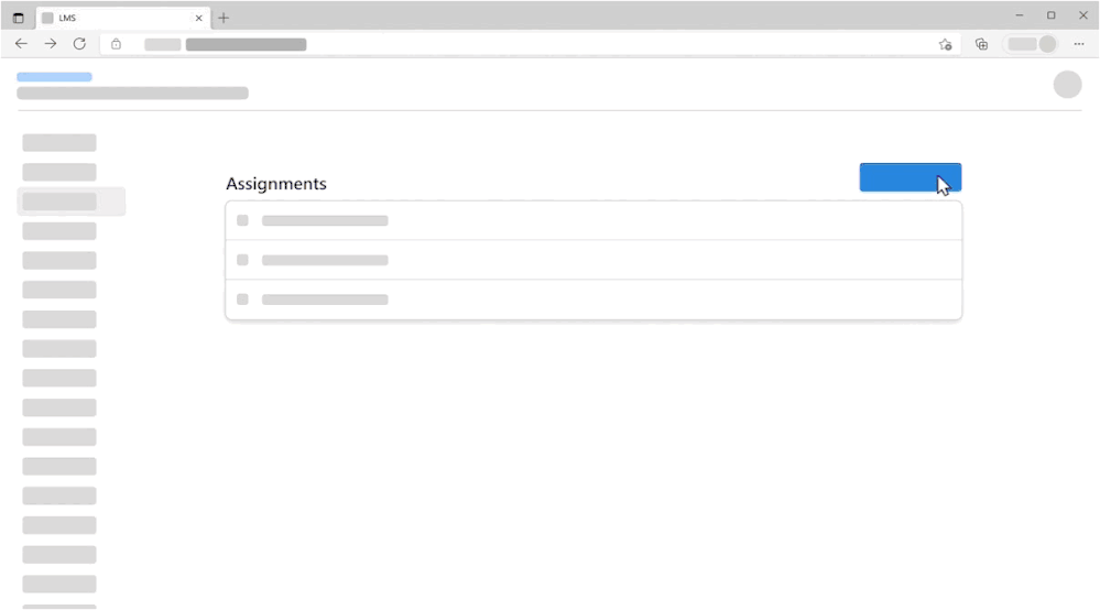 Create and link Teams Assignments in an LMS course.