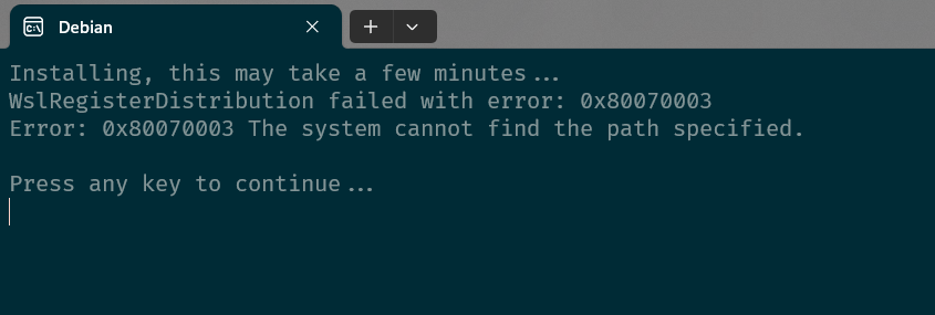 Issue with WSL Installation on Windows 11 Insider Program 24H2 ...