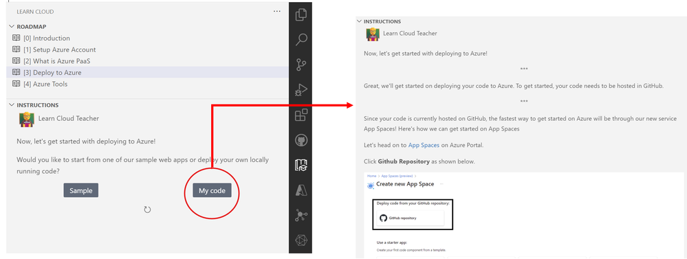 Deploy from your code in GitHub