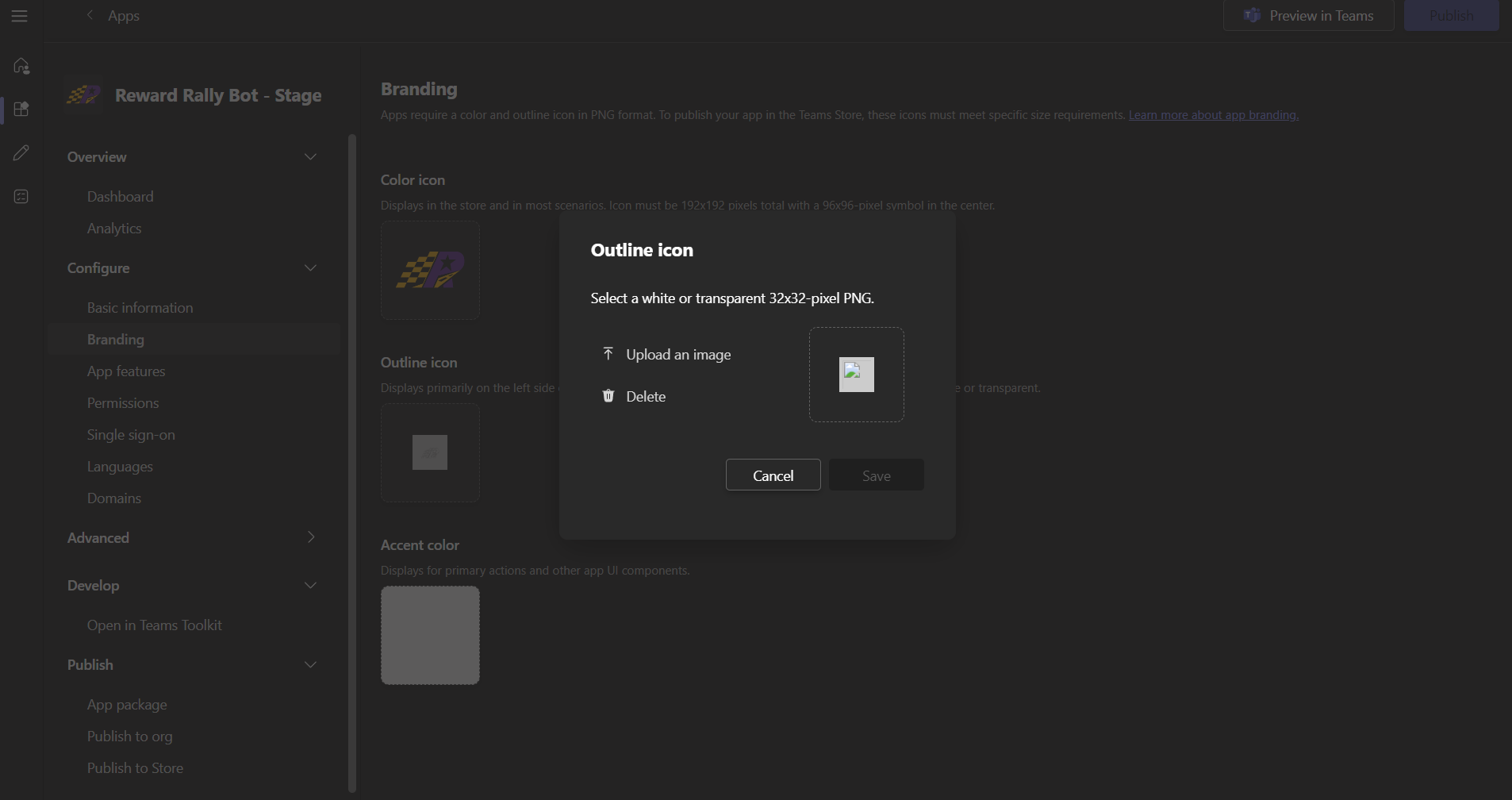 Bug Report: Icon Upload Popup Displays Crashed Default Image ...
