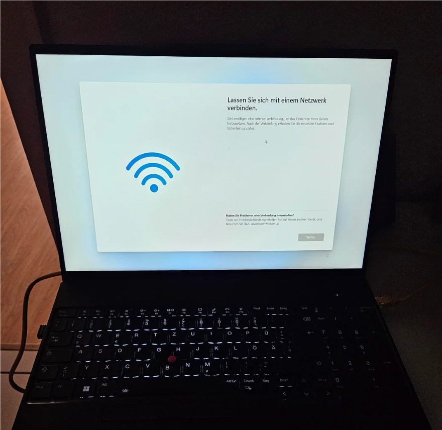 can t connect to wifi when installing windows 11