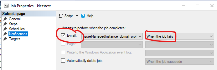 E-mail notifications of canceled SQL Server Agent job should include ...