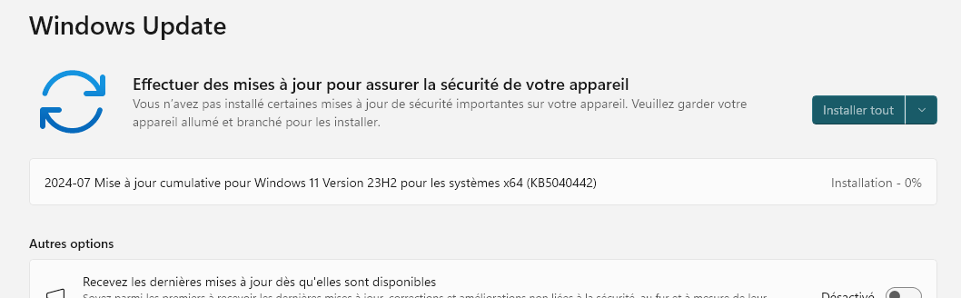 Windows 11 update stuck on KB5040442 | Microsoft Community Hub