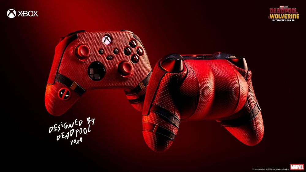 Deadpool Designs the Cheekiest Xbox Controller.