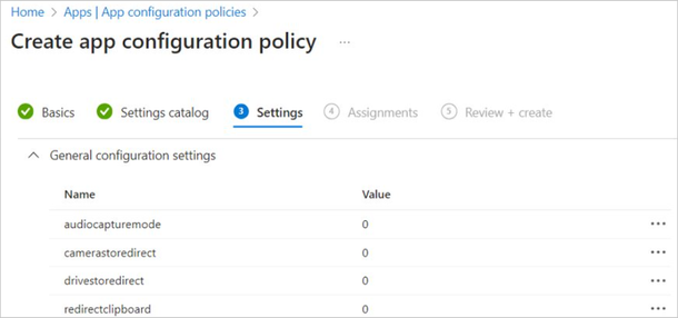 How to configure redirections using MAM app configuration policy via the Intune admin center