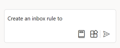 An image of the prompt in Copilot for Outlook.