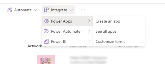 Creating an app.
