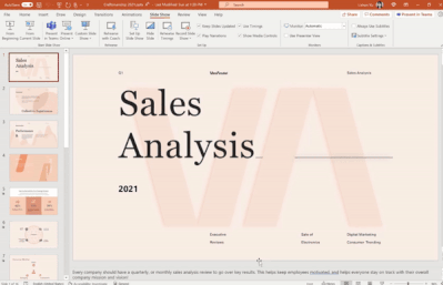 Present in Teams from PowerPoint