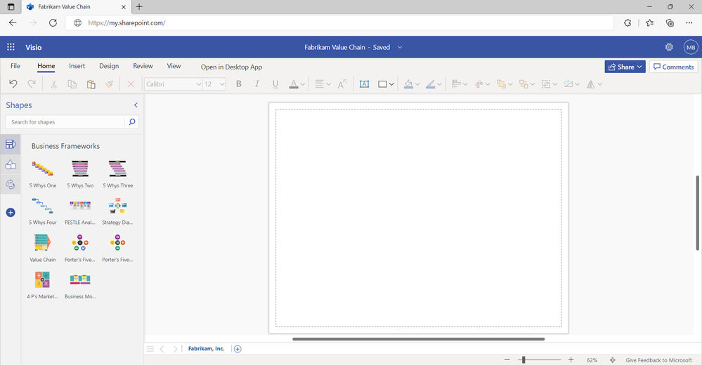 Business Frameworks shapes