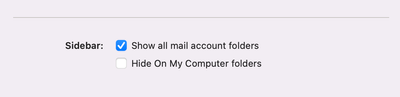 "Hide On My Computer folders" check box under Preferences