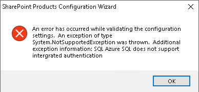 Running configuration wizard in SharePoint 2019 and will connect to sql ...